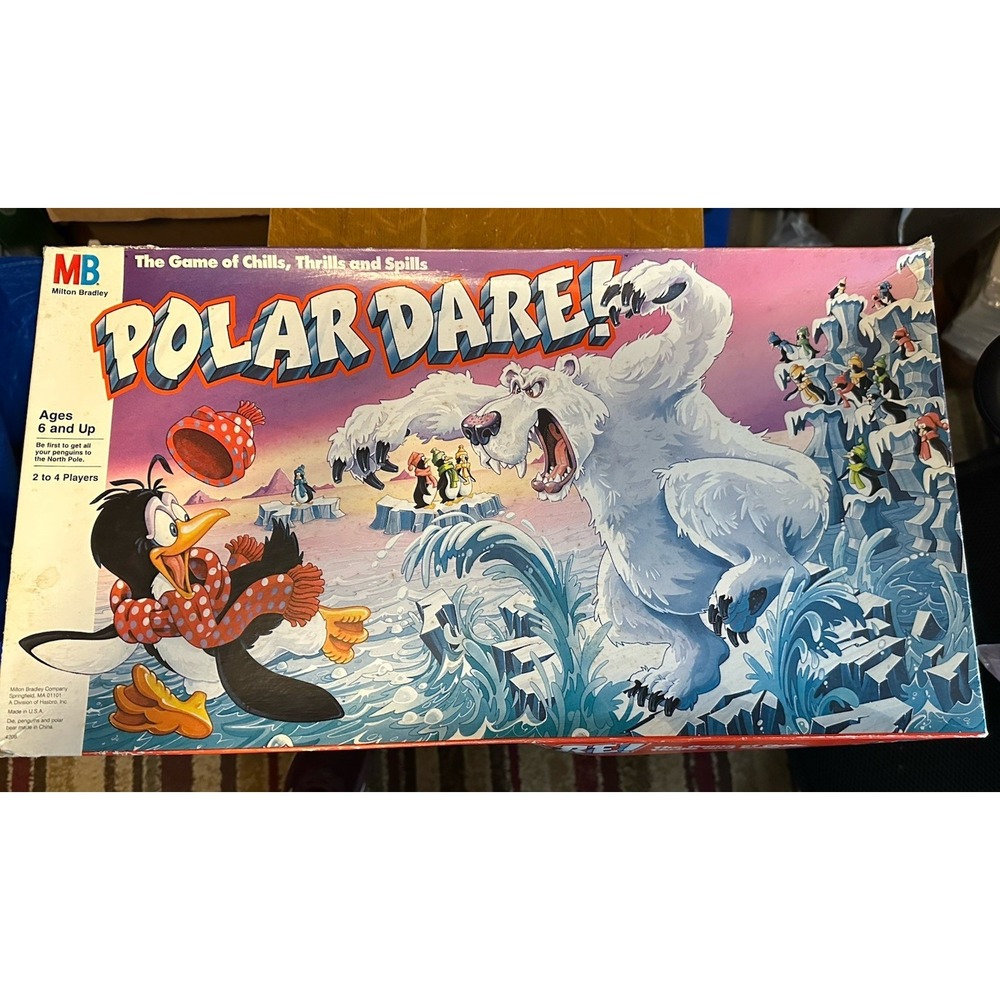 1991 Polar Dare! Game by Milton Bradley Complete